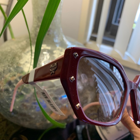 SOLD⛔️Authentic MCM star Studs 55 acetate colorblock sunglasses - Picture 6 of 14